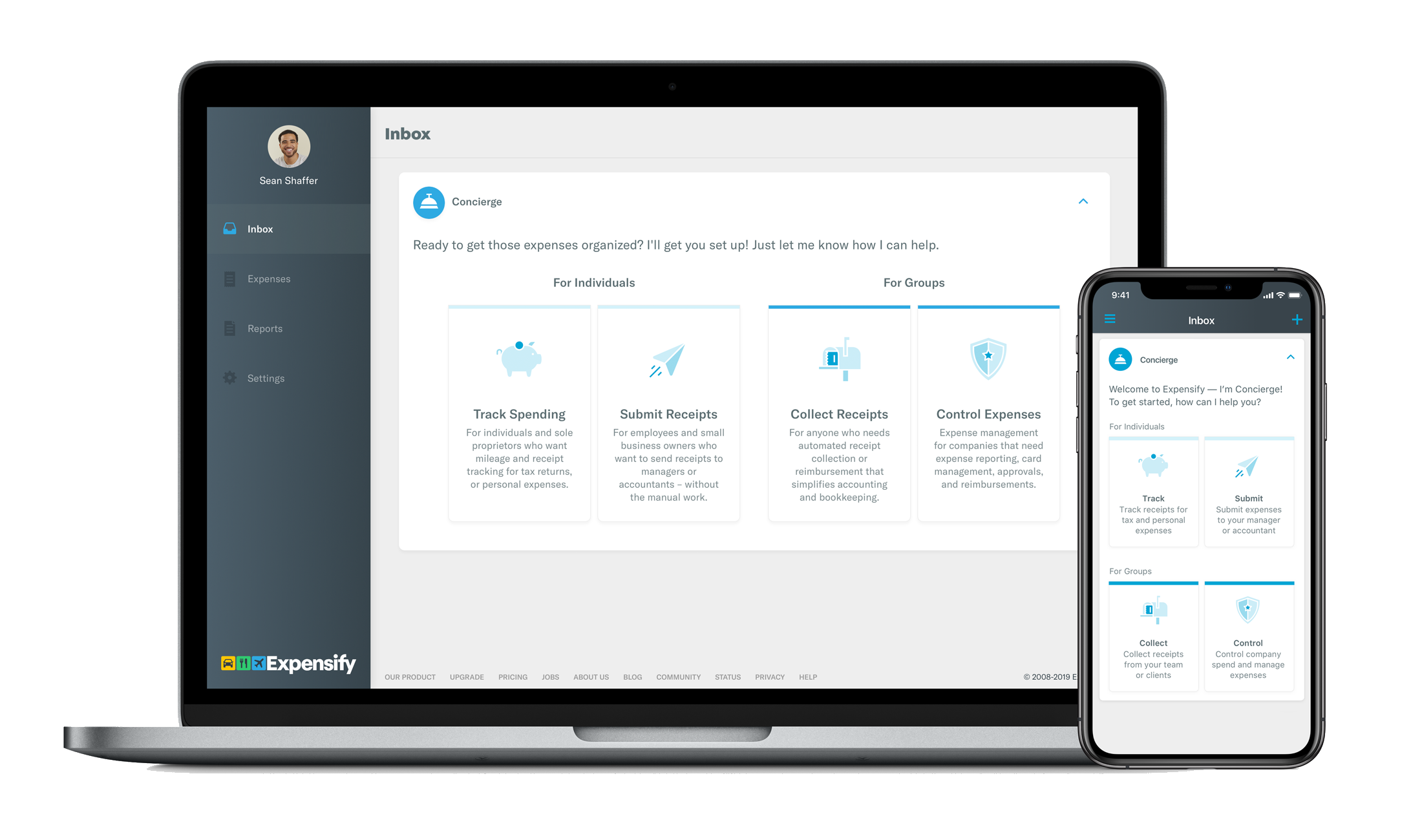 expensify screenshot