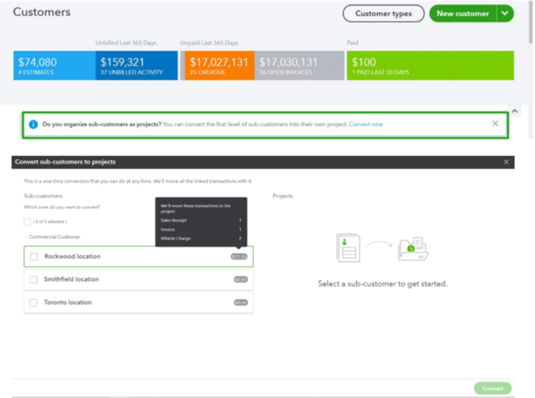 Streamlining job costing with quickbooks projects