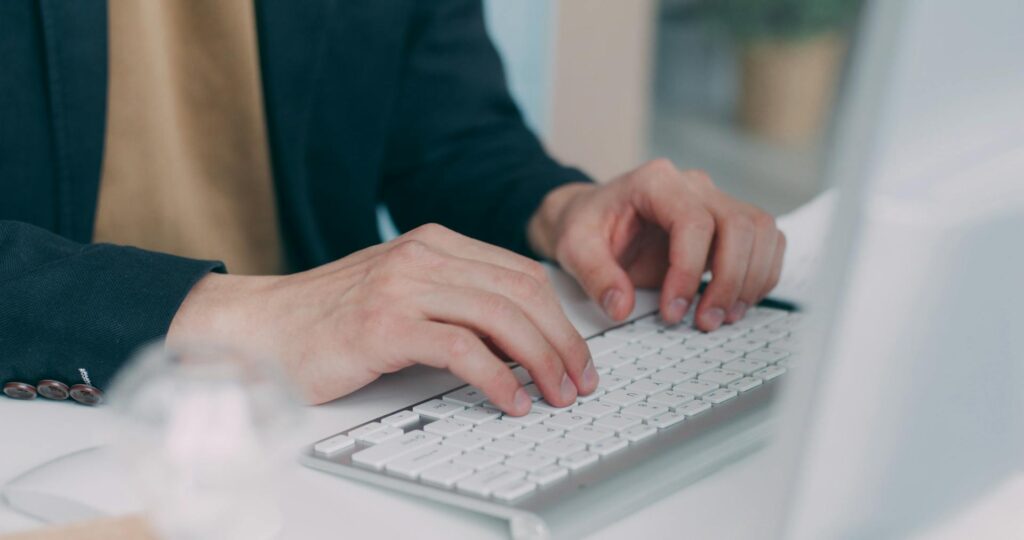 Person fixing their accounting while prepping for investor due diligence.