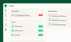 New Expensify Home Tab